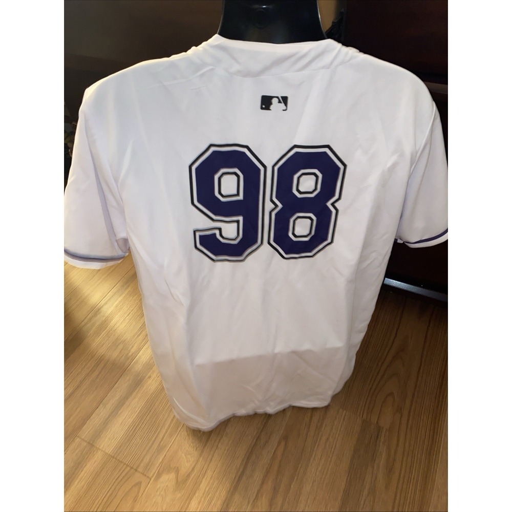 Devil Rays White Jersey - image 3